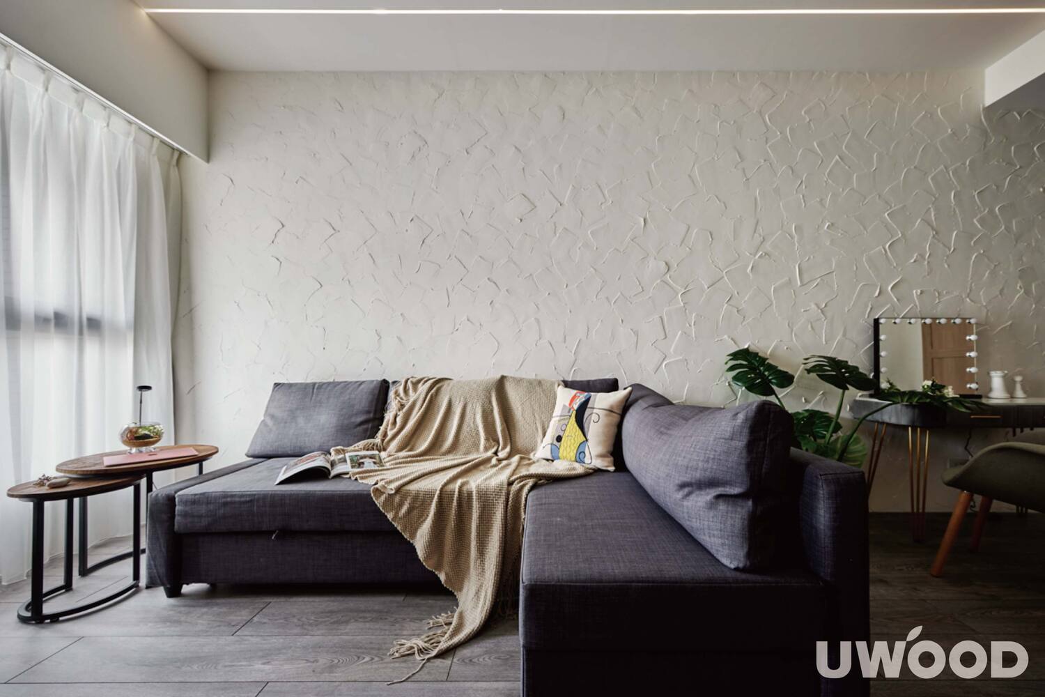 【室內設計案例】現代北歐風-13坪「氛圍感」小宅身兼個人工作室，待客與休憩場景切換自如！