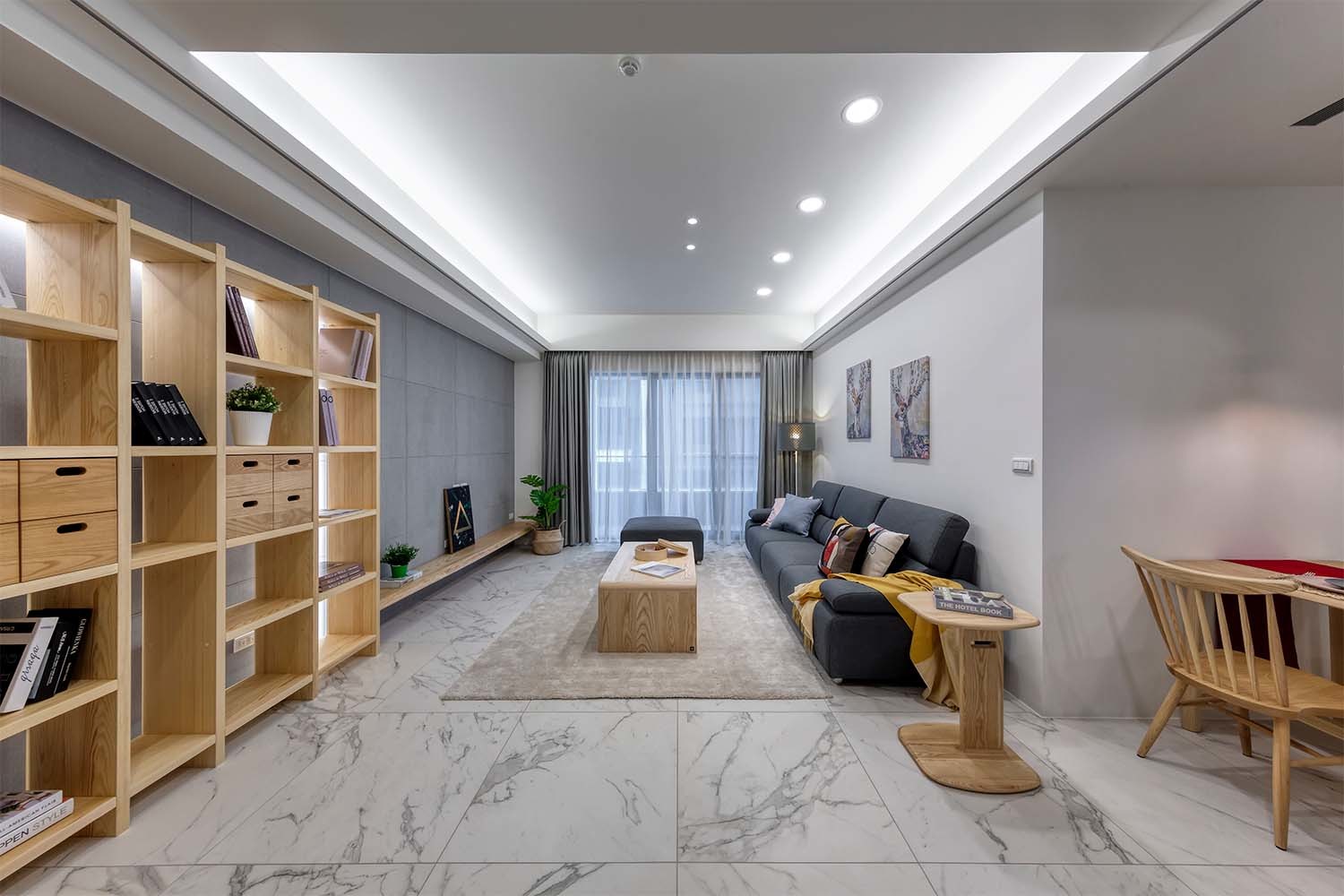 現代北歐風室內設計案例｜宜蘭市廖公館｜31坪