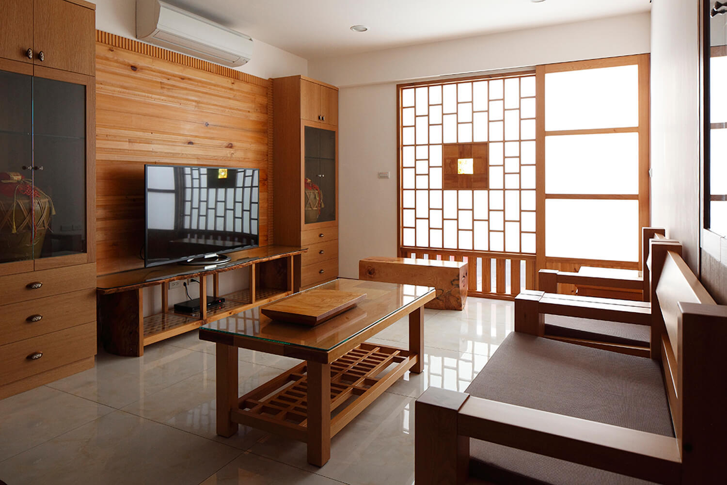 日系禪風客廳設計