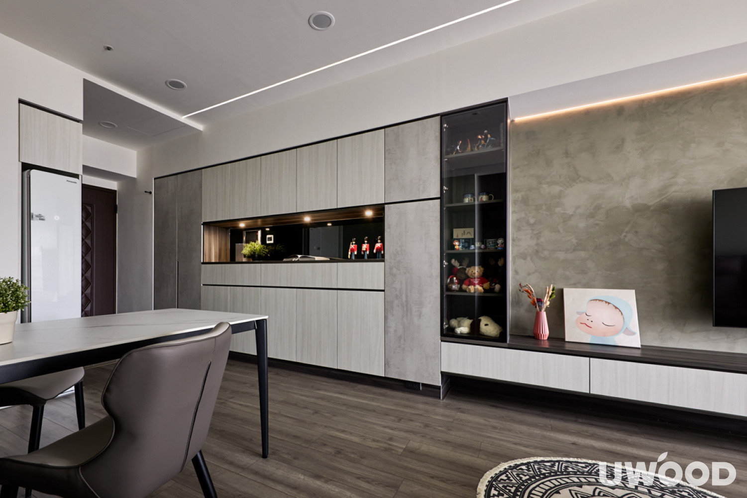 混搭風客廳設計|新竹市陳公館|25坪