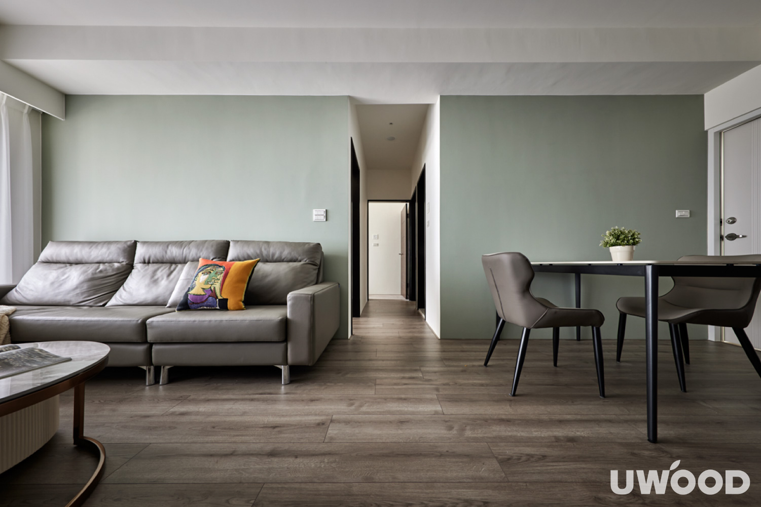 混搭風客廳設計|新竹市陳公館|25坪