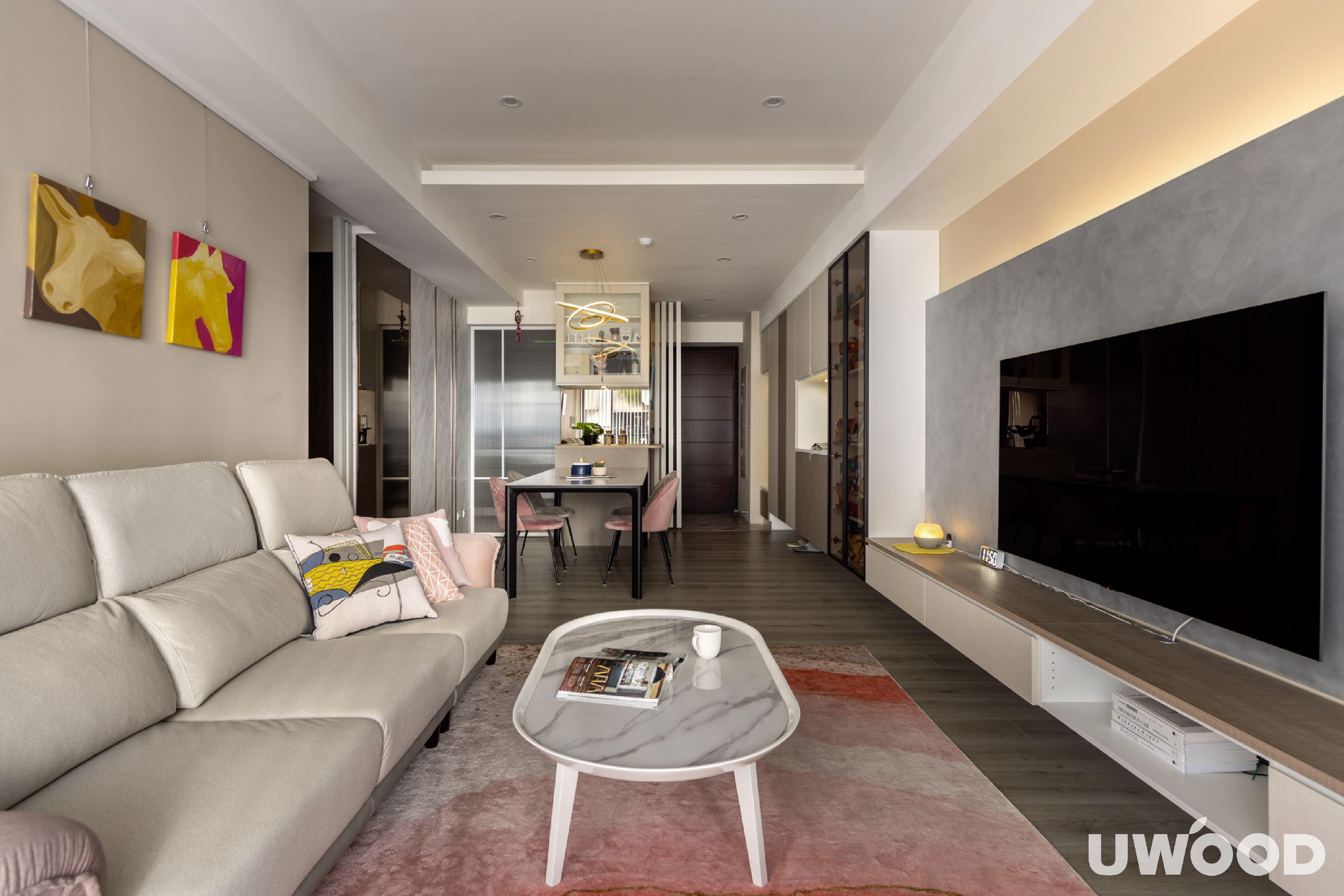 北歐風客廳設計