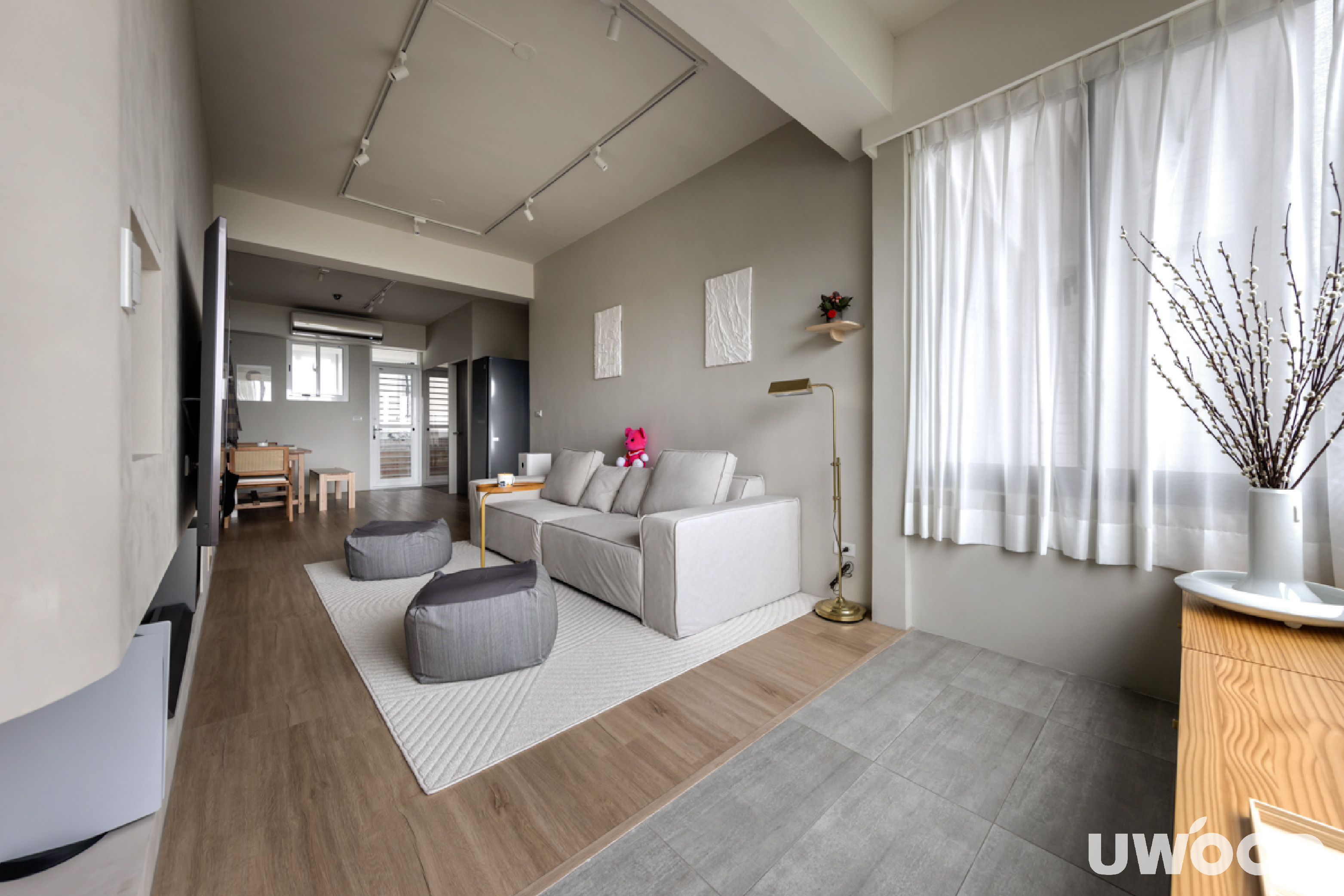 侘寂風客廳設計