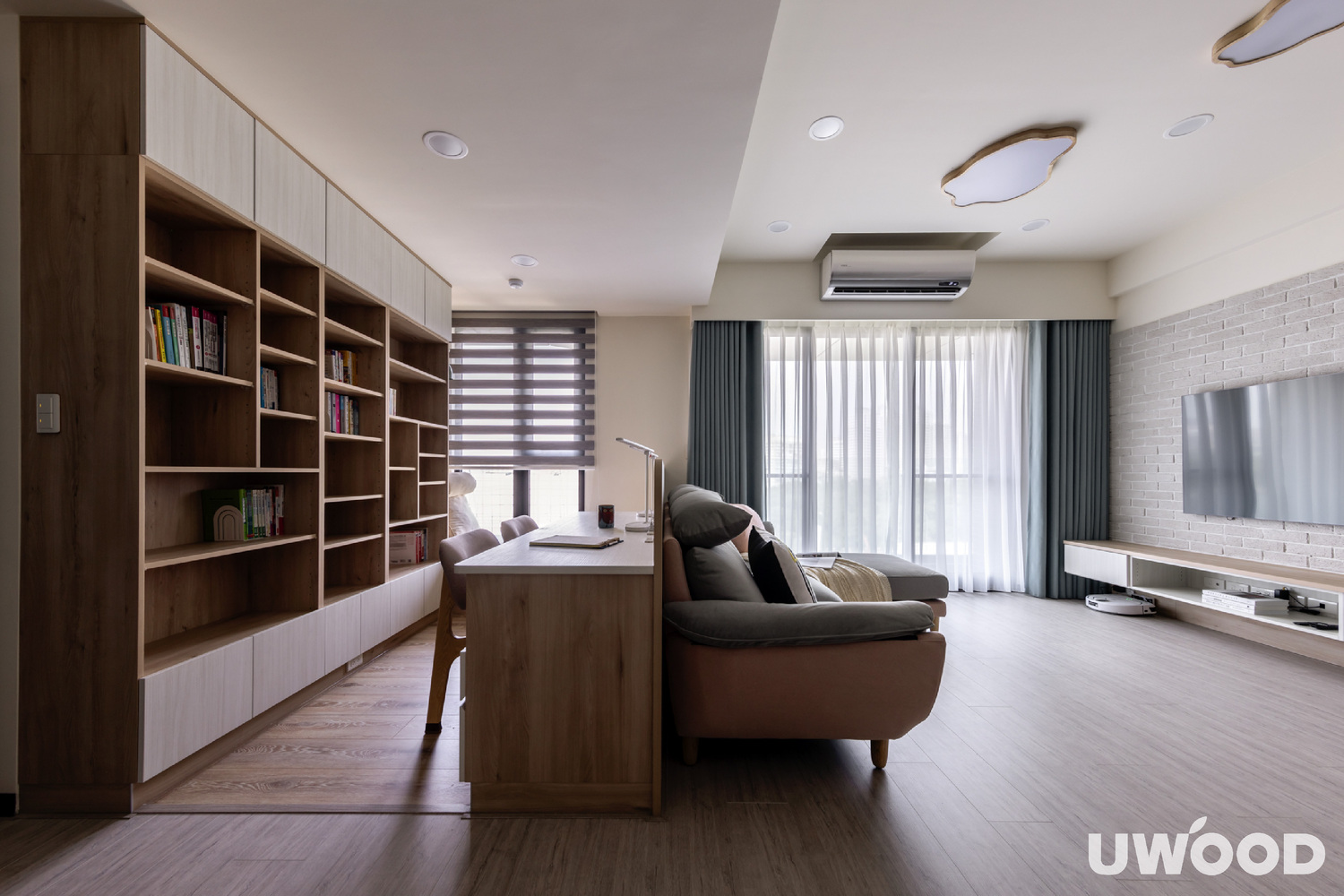 北歐風客廳設計｜新北市吳公館｜35坪