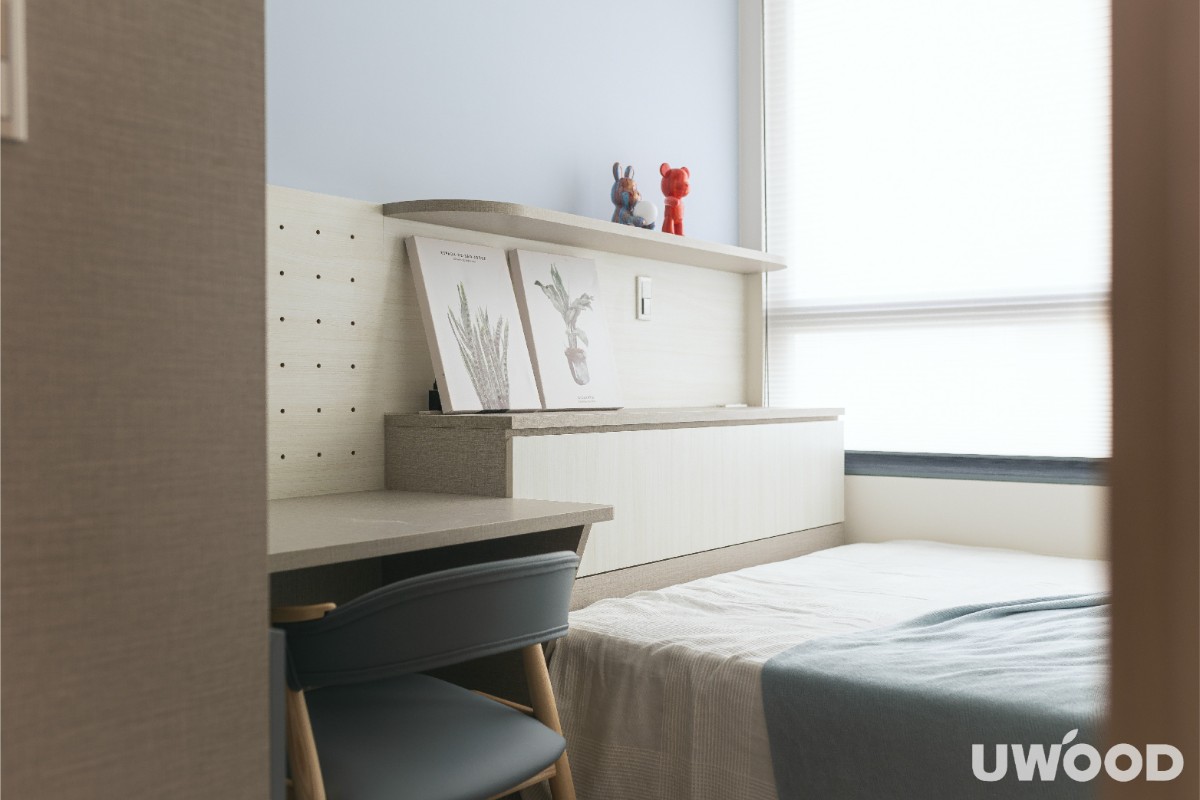 輕奢風臥室設計｜新北市劉公館｜46坪