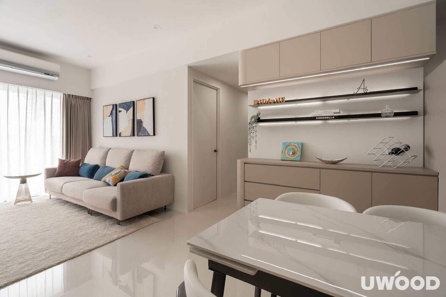 現代風室內設計｜台中市陳公館｜21坪