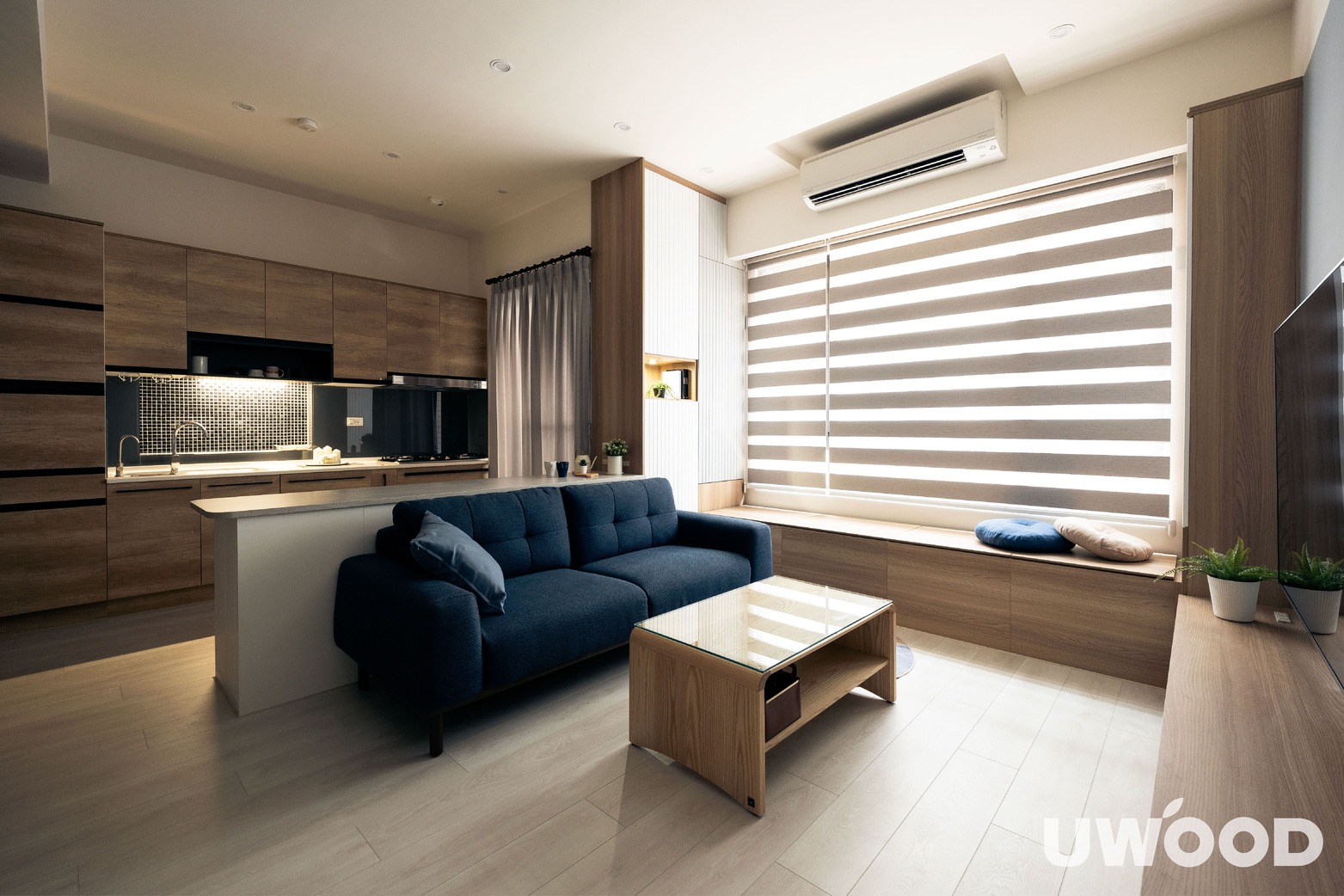 北歐風客廳設計｜高雄市劉公館｜40坪