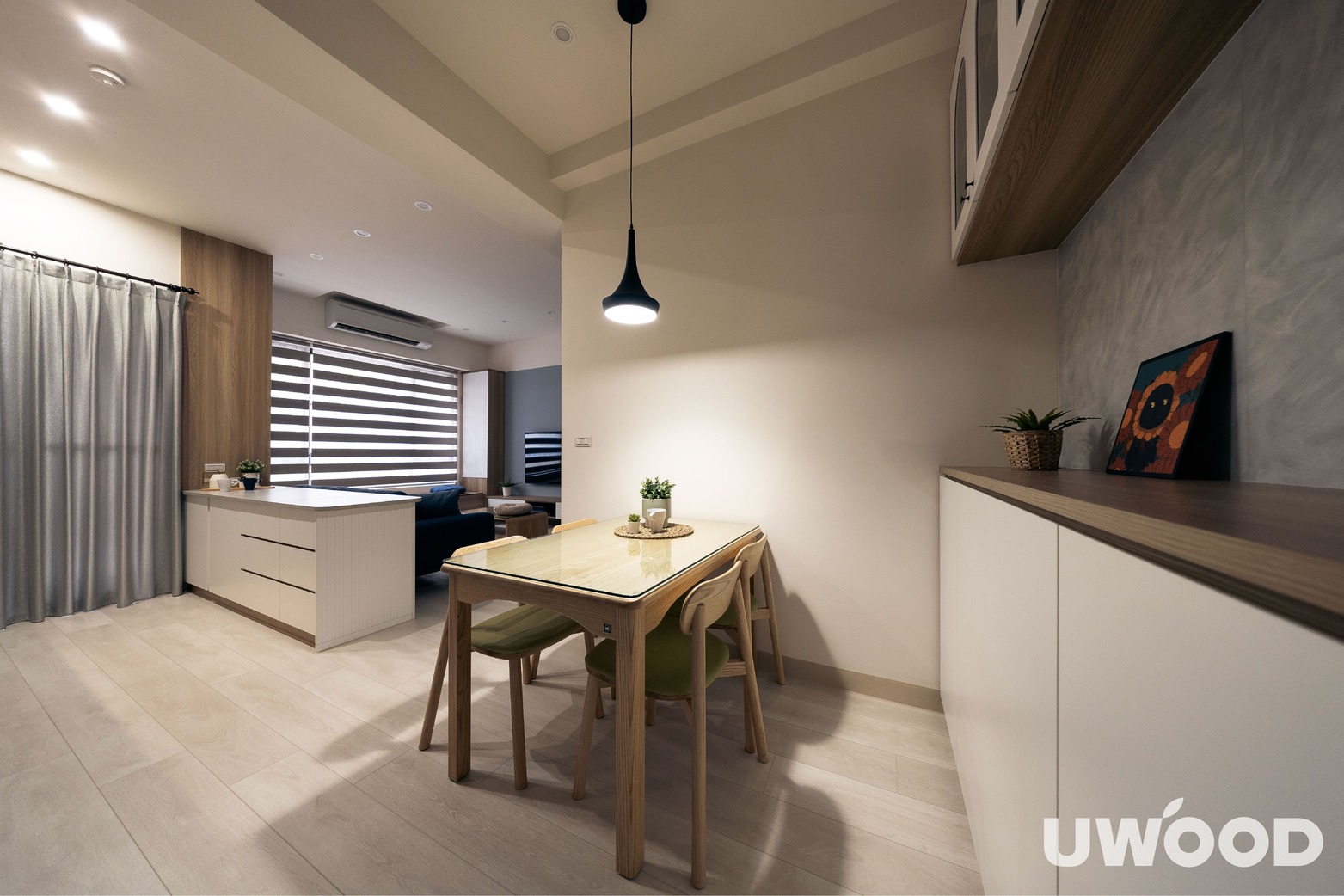 北歐風客廳設計｜高雄市劉公館｜40坪