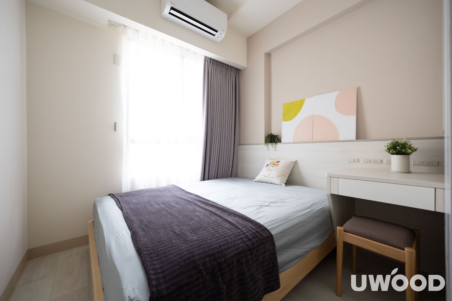 北歐風臥室設計｜高雄市劉公館｜40坪