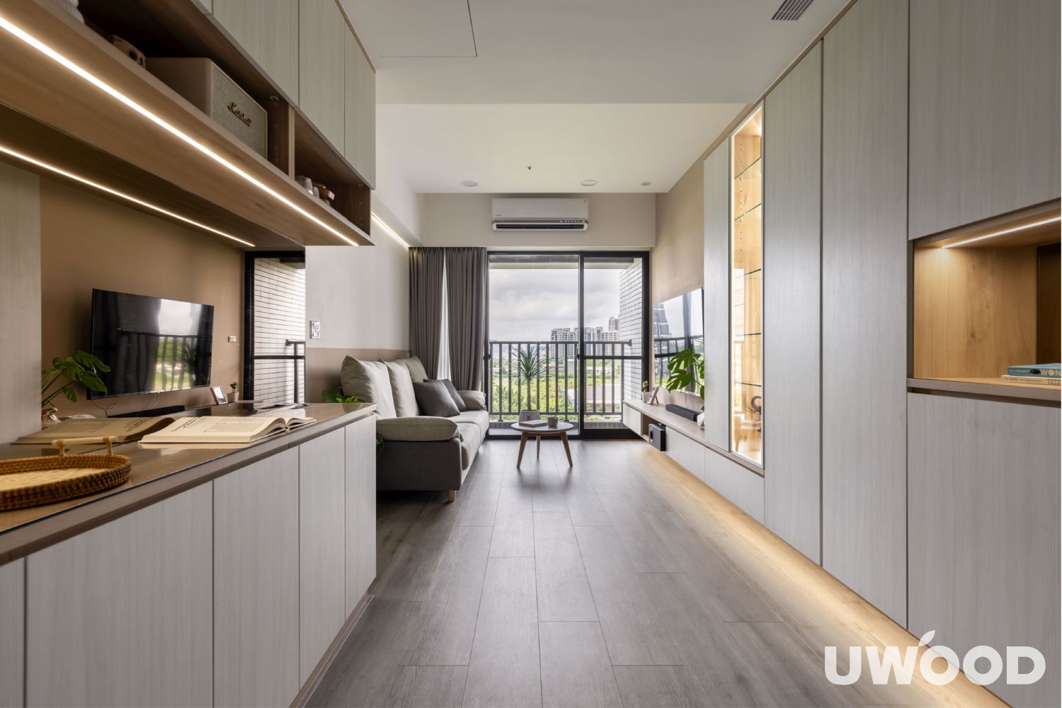 現代風客廳設計｜桃園市林公館｜22坪