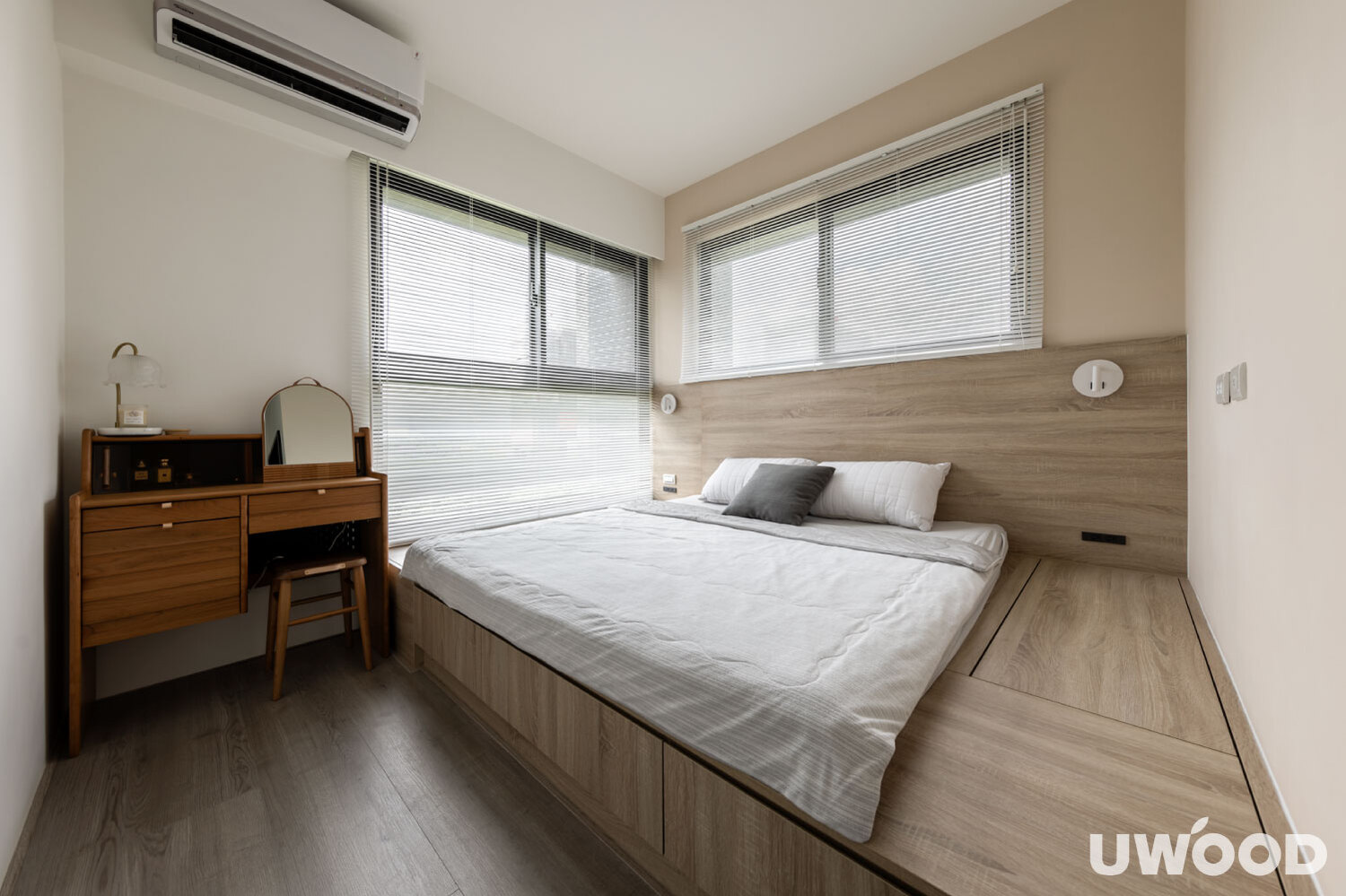 現代風臥室設計｜桃園市林公館｜22坪