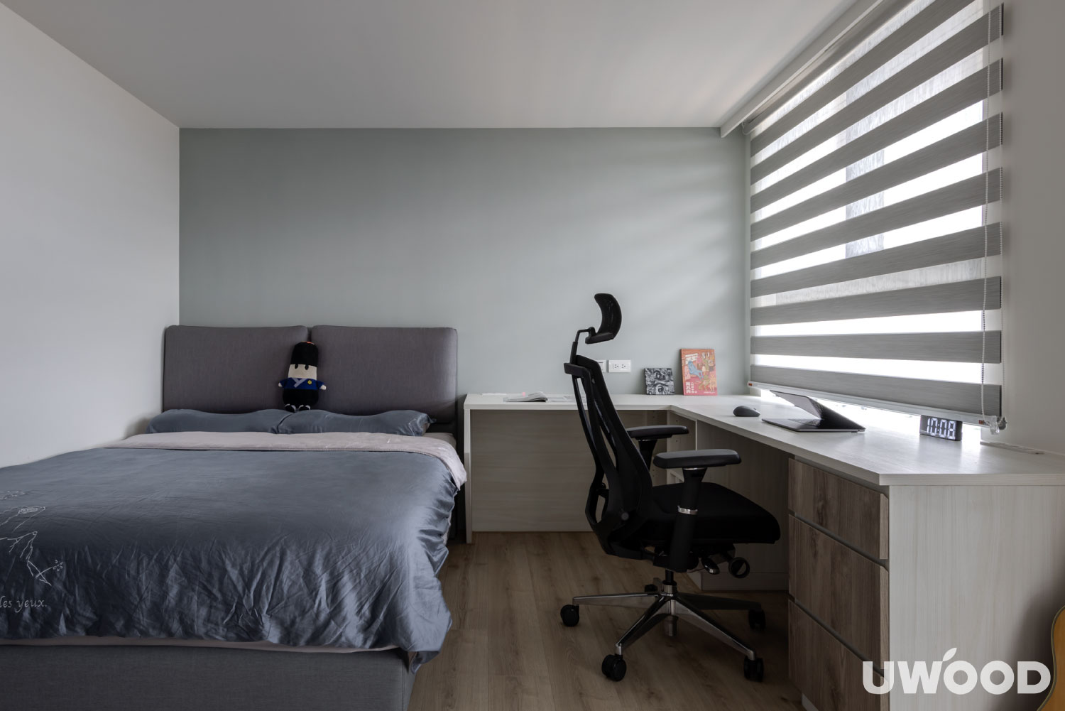 輕奢風臥室設計｜桃園市田公館｜35坪