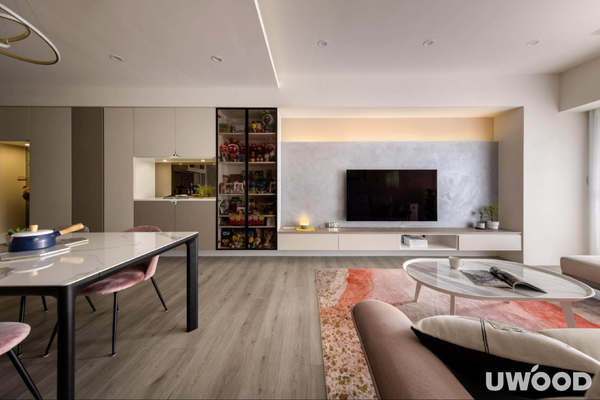 奶茶色北歐風室內設計案例|台中市劉公館|24坪