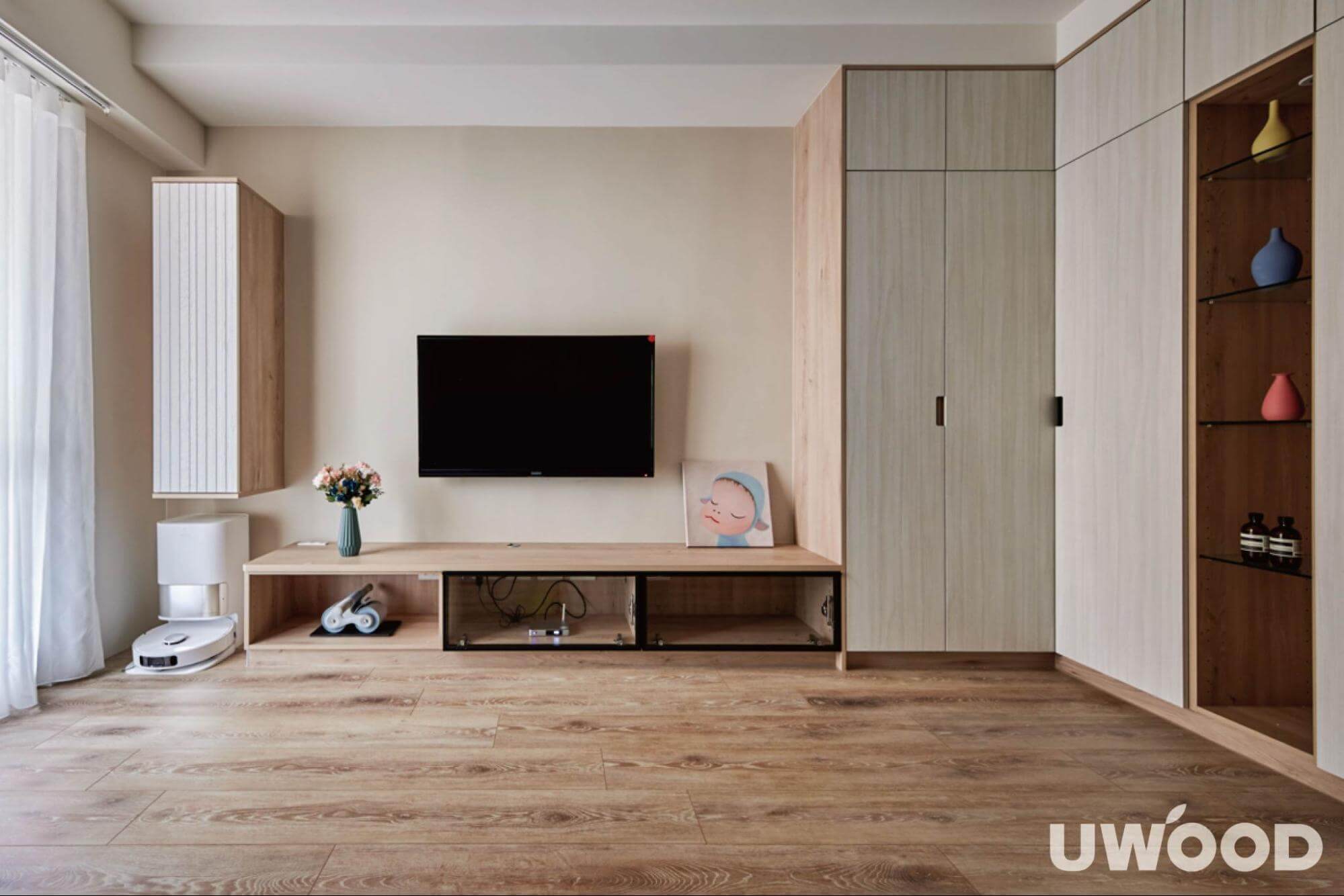 奶茶色北歐風室內設計案例|新竹市沈公館|33坪