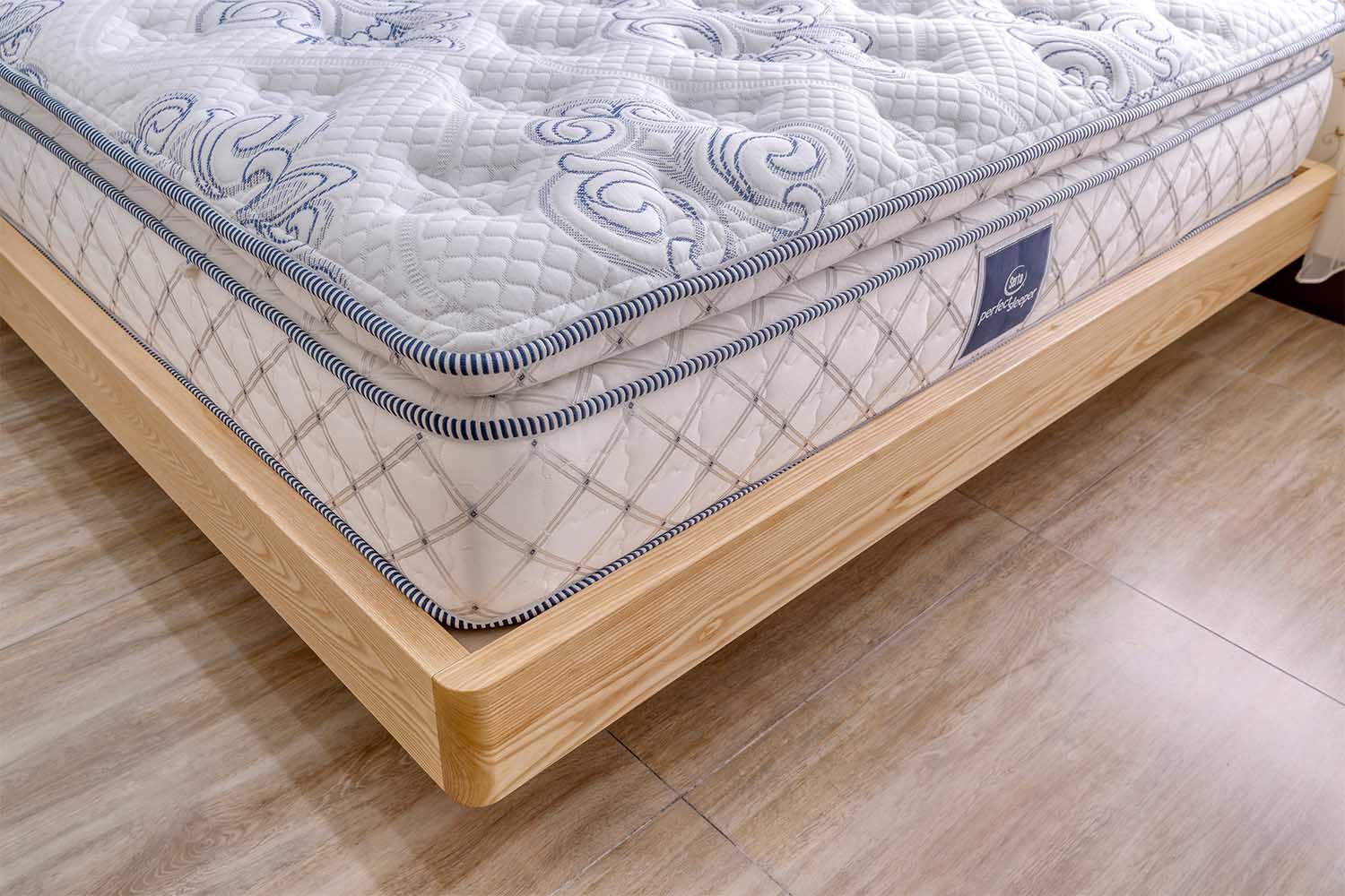 美國床墊實木床架北歐風格臥室免費規劃