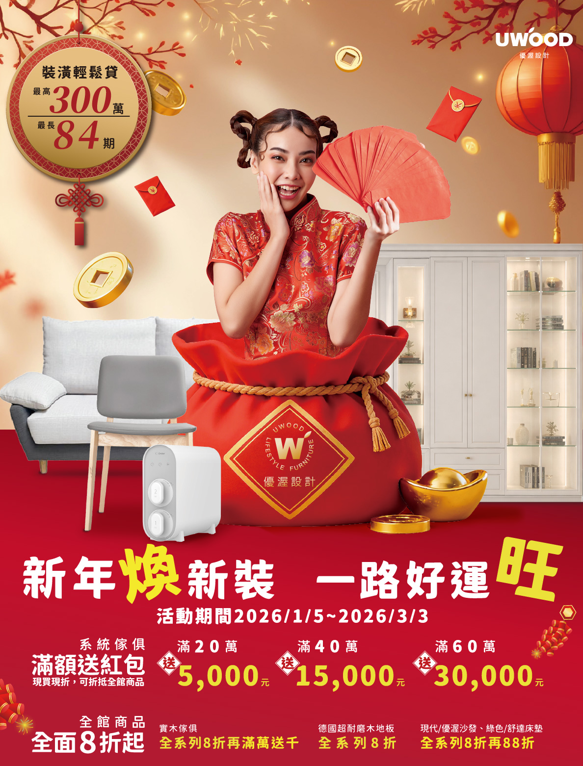 新年煥新裝 一路好運旺